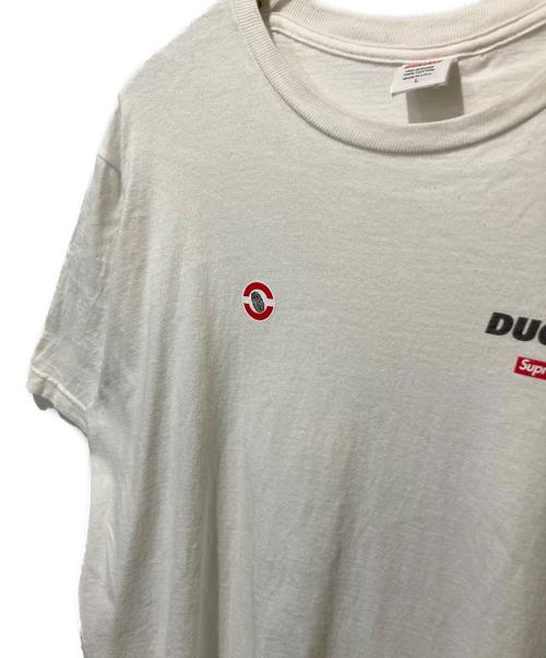 SUPREME（シュプリーム）Supreme (シュプリーム) Ducati Logos Tee ホワイト サイズ:Lの古着・服飾アイテム