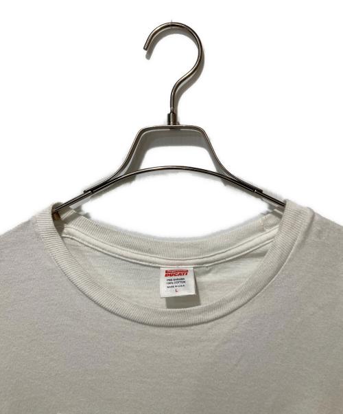 SUPREME（シュプリーム）Supreme (シュプリーム) Ducati Logos Tee ホワイト サイズ:Lの古着・服飾アイテム