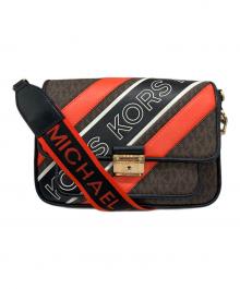MICHAEL KORS（マイケル・コース）の古着「ショルダーバッグ」｜ブラウン×オレンジ