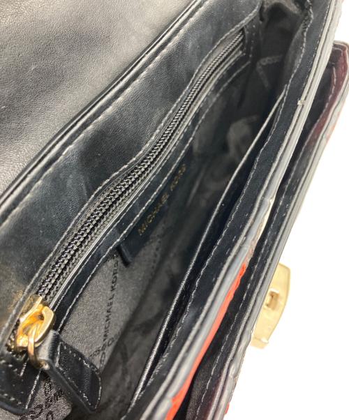 MICHAEL KORS（マイケル・コース）MICHAEL KORS (マイケル・コース) ショルダーバッグ ブラウン×オレンジの古着・服飾アイテム