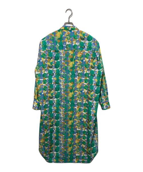HERALBONY（ヘラルボニー）HERALBONY (ヘラルボニー) シャツワンピース「タイトル不明」 グリーン サイズ:Fの古着・服飾アイテム
