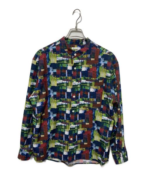 HERALBONY（ヘラルボニー）HERALBONY (ヘラルボニー) バンドカラーシャツ「My world」 マルチカラー サイズ:Mの古着・服飾アイテム