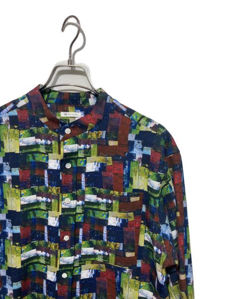 HERALBONY（ヘラルボニー）HERALBONY (ヘラルボニー) バンドカラーシャツ「My world」 マルチカラー サイズ:Mの古着・服飾アイテム