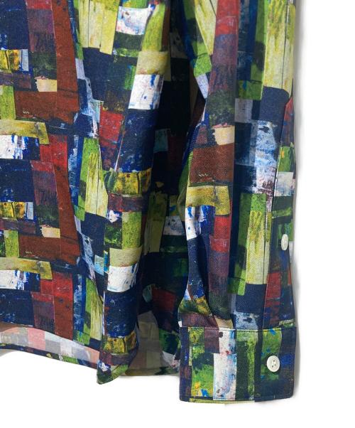 HERALBONY（ヘラルボニー）HERALBONY (ヘラルボニー) バンドカラーシャツ「My world」 マルチカラー サイズ:Mの古着・服飾アイテム