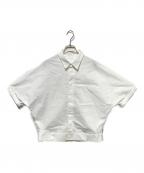 HERALBONYヘラルボニー）の古着「スカーフループ付きショートシャツ」｜ホワイト