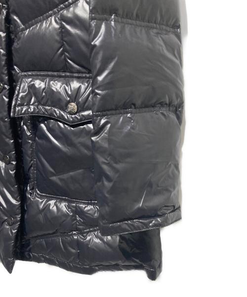 BURBERRY BLUE LABEL（バーバリー ブルー レーベル）BURBERRY BLUE LABEL (バーバリー ブルー レーベル) ファー付ダウンコート ブラック サイズ:38の古着・服飾アイテム