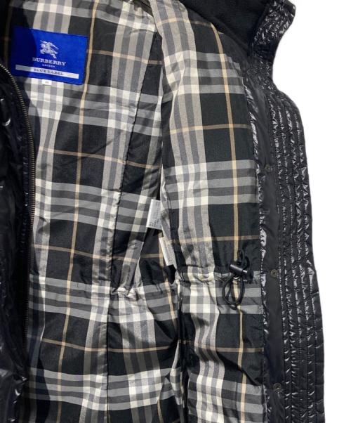BURBERRY BLUE LABEL（バーバリー ブルー レーベル）BURBERRY BLUE LABEL (バーバリー ブルー レーベル) ファー付ダウンコート ブラック サイズ:38の古着・服飾アイテム