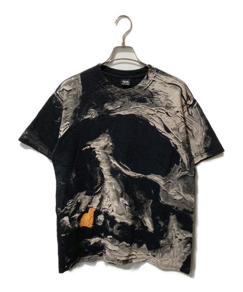 stussy（ステューシー）stussy (ステューシー) プリントTシャツ ブラック サイズ:Mの古着・服飾アイテム