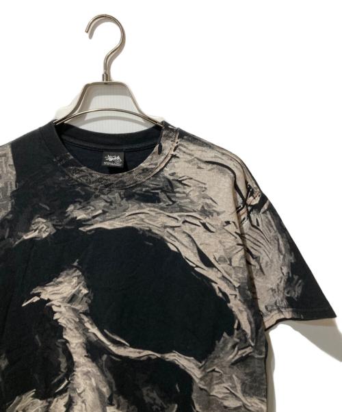 stussy（ステューシー）stussy (ステューシー) プリントTシャツ ブラック サイズ:Mの古着・服飾アイテム