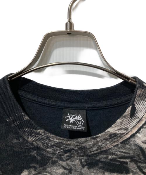 stussy（ステューシー）stussy (ステューシー) プリントTシャツ ブラック サイズ:Mの古着・服飾アイテム