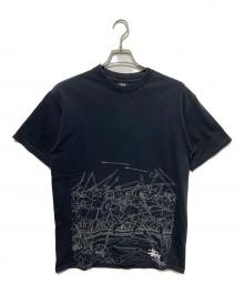 stussy（ステューシー）の古着「プリントTシャツ」｜ブラック
