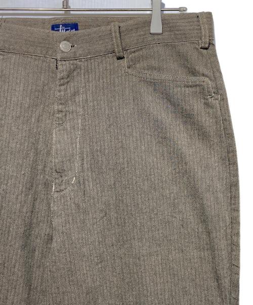 stussy（ステューシー）stussy (ステューシー) ヘリンボーンパンツ ベージュ サイズ:36の古着・服飾アイテム