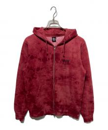 stussy（ステューシー）の古着「ジップパーカー」｜レッド