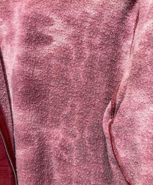 stussy（ステューシー）stussy (ステューシー) ジップパーカー レッド サイズ:Mの古着・服飾アイテム