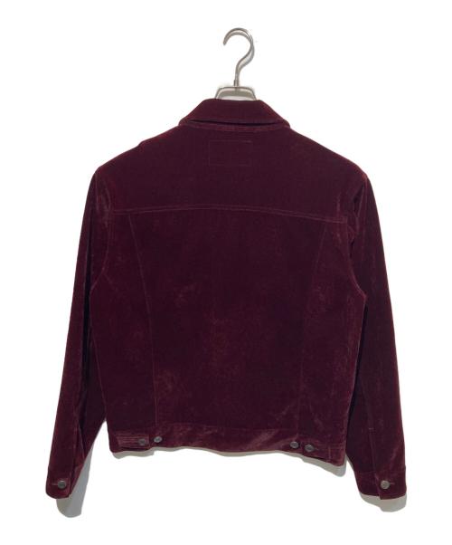 stussy（ステューシー）stussy (ステューシー) ベロアトラッカージャケット ボルドー サイズ:Mの古着・服飾アイテム