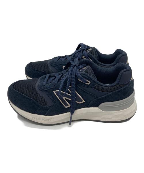 NEW BALANCE（ニューバランス）NEW BALANCE (ニューバランス) ローカットスニーカー ネイビー サイズ:23.5の古着・服飾アイテム