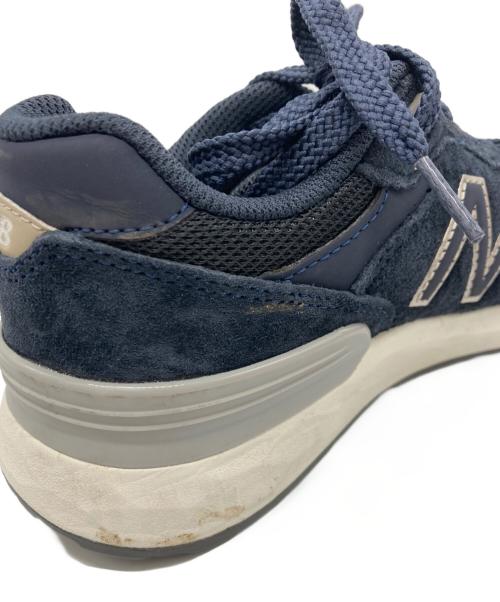 NEW BALANCE（ニューバランス）NEW BALANCE (ニューバランス) ローカットスニーカー ネイビー サイズ:23.5の古着・服飾アイテム