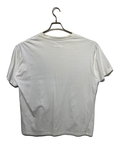 MM6 Maison Margiela（エムエムシックスメゾンマルジェラ）MM6 Maison Margiela (エムエムシックスメゾンマルジェラ) ワッペンクルーネックTシャツ ホワイト サイズ:Sの古着・服飾アイテム
