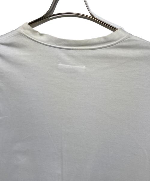 MM6 Maison Margiela（エムエムシックスメゾンマルジェラ）MM6 Maison Margiela (エムエムシックスメゾンマルジェラ) ワッペンクルーネックTシャツ ホワイト サイズ:Sの古着・服飾アイテム