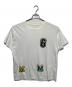MM6 Maison Margiela（エムエムシックスメゾンマルジェラ）の古着「ワッペンクルーネックTシャツ」｜ホワイト