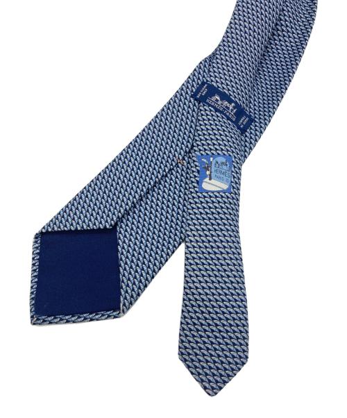 HERMES（エルメス）HERMES (エルメス) シルクネクタイ ネイビー サイズ:　の古着・服飾アイテム