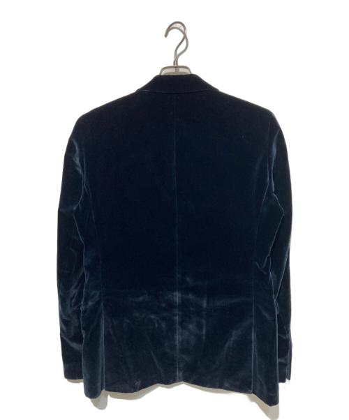 Acne（アクネ）Acne (アクネ) ベロアテーラードジャケット ネイビー サイズ:48の古着・服飾アイテム