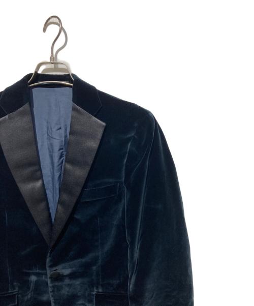 Acne（アクネ）Acne (アクネ) ベロアテーラードジャケット ネイビー サイズ:48の古着・服飾アイテム