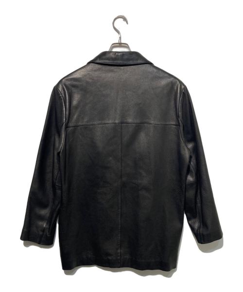 Wind Armor（ウィンドアーマー）Wind Armor (ウィンドアーマー) ディアスキンレザージャケット ブラック サイズ:Lの古着・服飾アイテム