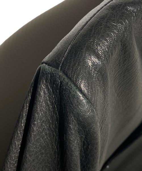 Wind Armor（ウィンドアーマー）Wind Armor (ウィンドアーマー) ディアスキンレザージャケット ブラック サイズ:Lの古着・服飾アイテム