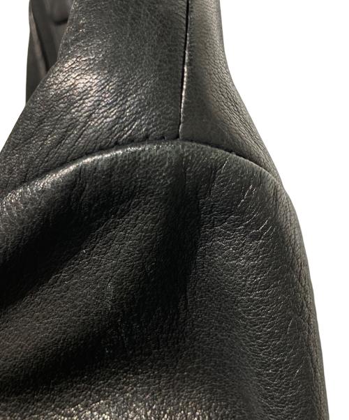 Wind Armor（ウィンドアーマー）Wind Armor (ウィンドアーマー) ディアスキンレザージャケット ブラック サイズ:Lの古着・服飾アイテム