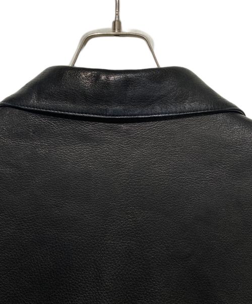 Wind Armor（ウィンドアーマー）Wind Armor (ウィンドアーマー) ディアスキンレザージャケット ブラック サイズ:Lの古着・服飾アイテム