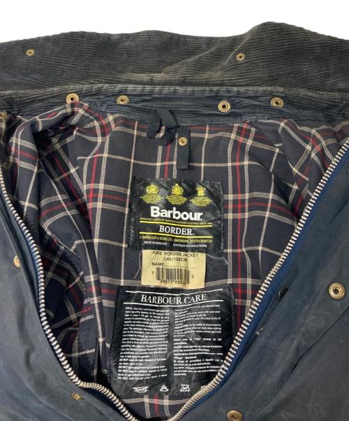 Barbour（バブアー）Barbour (バブアー) BORDER オイルドジャケット ネイビー サイズ:40の古着・服飾アイテム