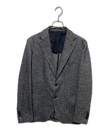 TAGLIATORE（タリアトーレ）の古着「MONTECARLO テーラードジャケット」｜グレー×ブラック