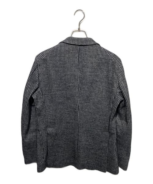 TAGLIATORE（タリアトーレ）TAGLIATORE (タリアトーレ) MONTECARLO テーラードジャケット グレー×ブラック サイズ:48/Rの古着・服飾アイテム