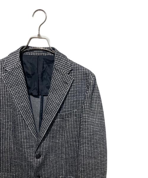 TAGLIATORE（タリアトーレ）TAGLIATORE (タリアトーレ) MONTECARLO テーラードジャケット グレー×ブラック サイズ:48/Rの古着・服飾アイテム