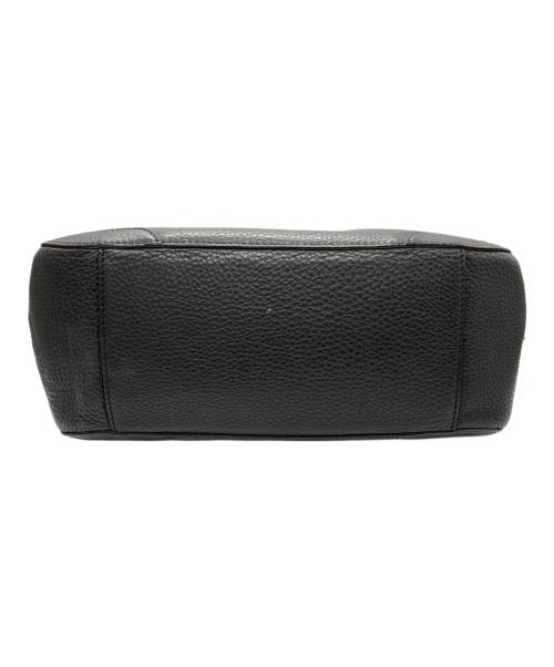 TORY BURCH（トリーバーチ）TORY BURCH (トリーバーチ) レザーハンドバッグ ブラックの古着・服飾アイテム