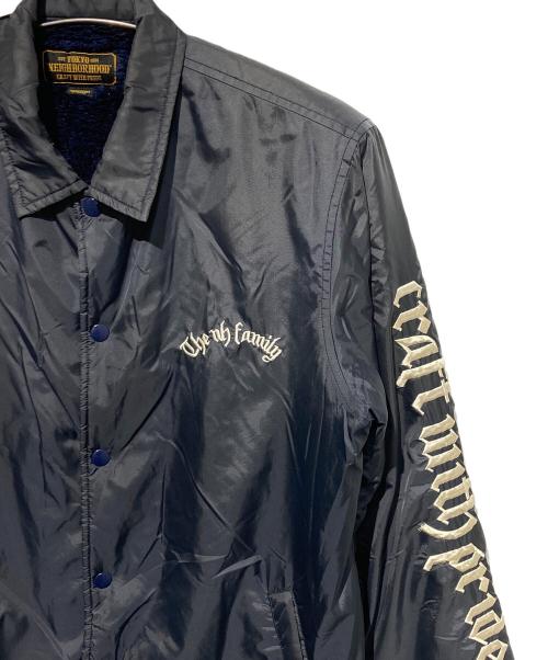 NEIGHBORHOOD（ネイバーフッド）NEIGHBORHOOD (ネイバーフッド) 裏ボアコーチジャケット ネイビー サイズ:Ｍの古着・服飾アイテム