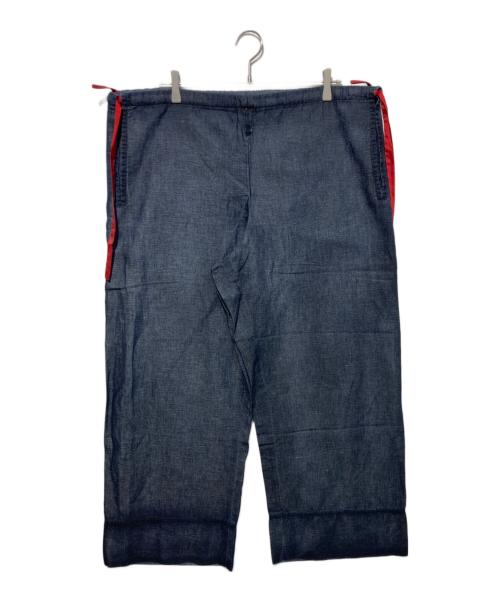 PRADA SPORTS（プラダスポーツ）PRADA SPORTS (プラダスポーツ) リネンブレンドワイドパンツ インディゴ サイズ:52の古着・服飾アイテム