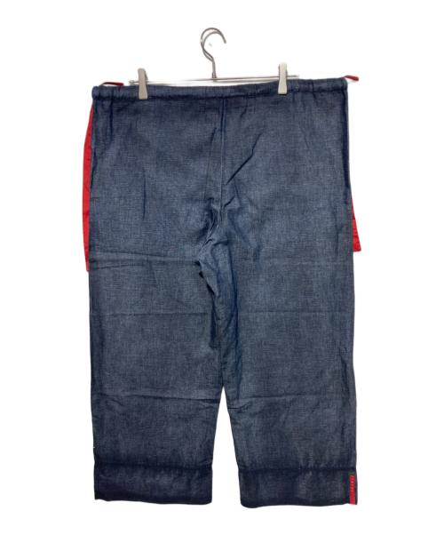 PRADA SPORTS（プラダスポーツ）PRADA SPORTS (プラダスポーツ) リネンブレンドワイドパンツ インディゴ サイズ:52の古着・服飾アイテム