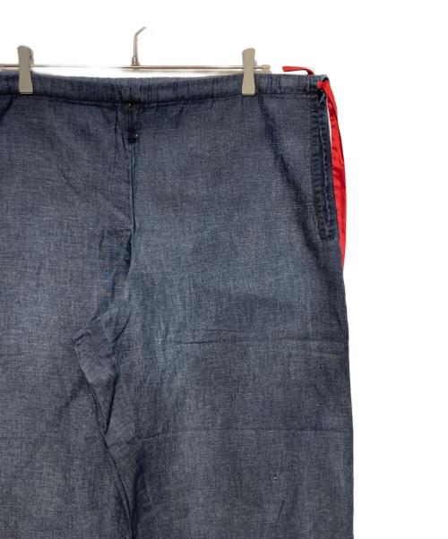 PRADA SPORTS（プラダスポーツ）PRADA SPORTS (プラダスポーツ) リネンブレンドワイドパンツ インディゴ サイズ:52の古着・服飾アイテム