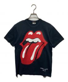 COMME des GARCONS HOMME PLUS（コムデギャルソンオムプリュス）の古着「プリントTシャツ」｜ブラック