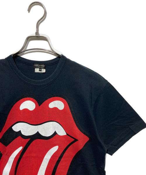 COMME des GARCONS HOMME PLUS（コムデギャルソンオムプリュス）COMME des GARCONS HOMME PLUS (コムデギャルソンオムプリュス) プリントTシャツ ブラック サイズ:Mの古着・服飾アイテム