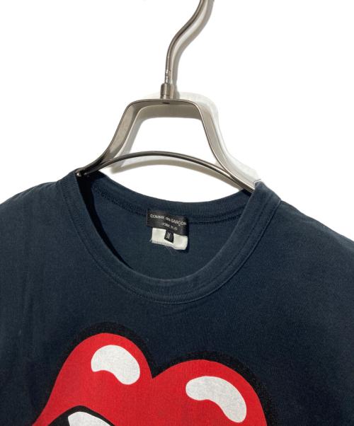 COMME des GARCONS HOMME PLUS（コムデギャルソンオムプリュス）COMME des GARCONS HOMME PLUS (コムデギャルソンオムプリュス) プリントTシャツ ブラック サイズ:Mの古着・服飾アイテム