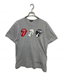 COMME des GARCONS HOMME PLUS（コムデギャルソンオムプリュス）の古着「プリントTシャツ」｜グレー