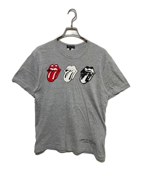 COMME des GARCONS HOMME PLUS（コムデギャルソンオムプリュス）COMME des GARCONS HOMME PLUS (コムデギャルソンオムプリュス) プリントTシャツ グレー サイズ:Lの古着・服飾アイテム