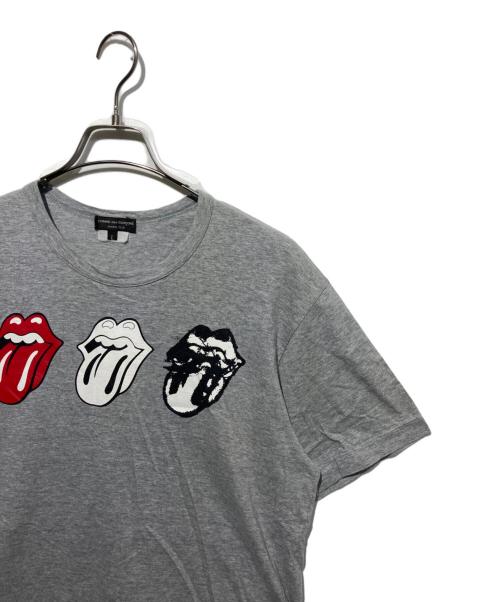 COMME des GARCONS HOMME PLUS（コムデギャルソンオムプリュス）COMME des GARCONS HOMME PLUS (コムデギャルソンオムプリュス) プリントTシャツ グレー サイズ:Lの古着・服飾アイテム