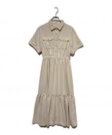 HER LIP TO（ハーリップトゥ）の古着「Noble Shirt Dress」｜ベージュ