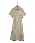 Her lip to（ハーリップトゥ）の古着「Noble Shirt Dress」｜ベージュ