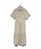 HER LIP TOハーリップトゥ）の古着「Noble Shirt Dress」｜ベージュ