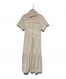 HER LIP TO（ハーリップトゥ）の古着「Noble Shirt Dress」｜ベージュ